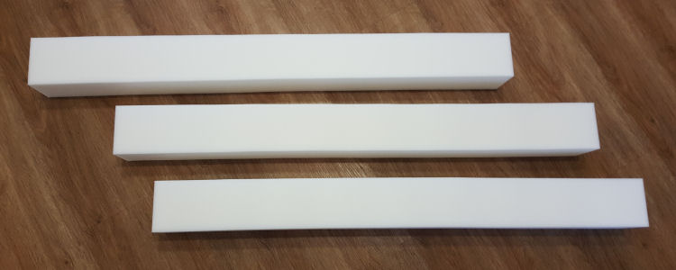 Schaumstoffbalken (Pommes, Schaumstoff Pommes)